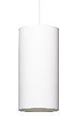 Cylindre long diamètre 20 cm hauteur 39 cm coloris blanc