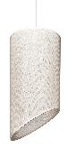 Abat-jour cylindre tronqué diamètre 20 cm hauteurs  29/39 cm tissu pailleté argent