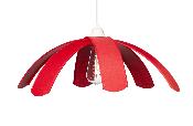 Suspension marguerite envergure 53 cm coloris rouge