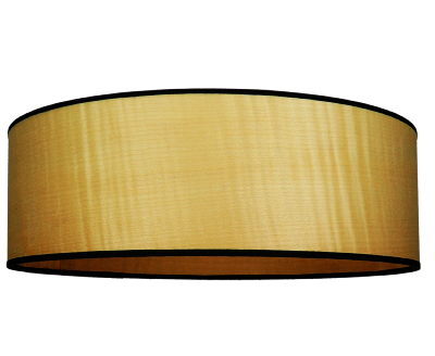Abat-jour bois cylindre diamètre 38 cm sycomore naturel