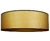 Abat-jour bois cylindre diamètre 48 cm sycomore naturel