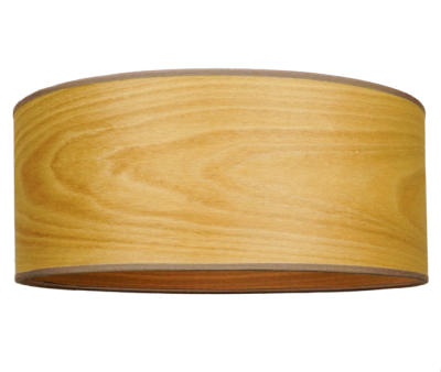 Abat-jour bois cylindre diamètre 38 cm hêtre naturel