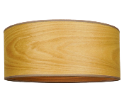 Abat-jour bois cylindre diamètre 38 cm hêtre naturel