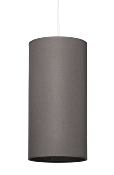 Cylindre long diamètre 20 cm hauteur 39 cm coloris gris anthracite